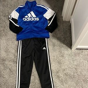 Adidas Royal Blue and Black Tracksuit